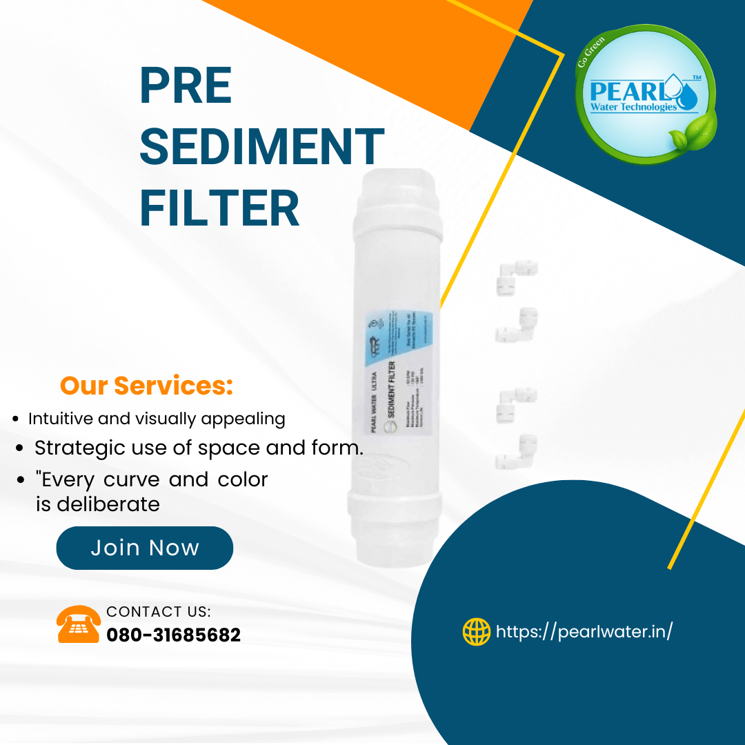 Pre-Sediment Filter | Pearl Water Technologies